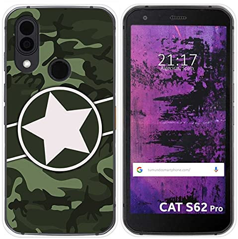Silikonhülle für Cat S62 Pro Design Camouflage 01 Zeichnungen