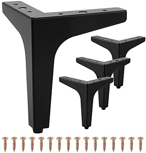 4 PCS 15 cm Möbelfüße, Möbelbeine Sofafüße Metall Dreieck Tischbeine DIY Tischbeine Schrankfüsse für Möbel Schränke Sofas Sessel Tisch Couchtisch Andere Möbelbeine