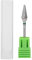 lyrlody Broca para Uñas, Forma Cónica Profesional, Punta de Manicura de Acero de Tungsteno para Manicura, Pedicura, Eliminación de Gel, Semipermanente, Acrílico, Arte de Uñas de Grano(Etiqueta Verde)
