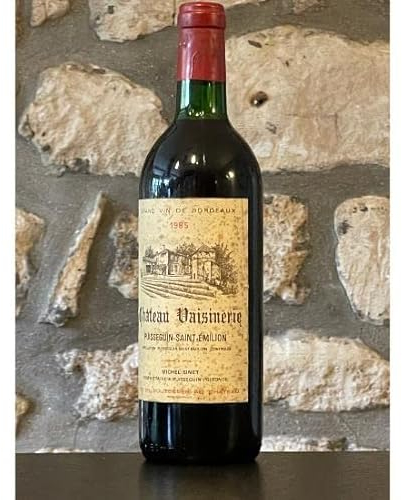Vin rouge, Puisseguin St Emilion, Château Vaisinerie 1985
