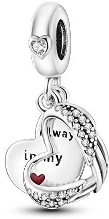 NARMO 925 Charms in Argento Sterling per Pandora Bracciali Amore Bead Charm per le Donne Braccialetto & Collana Charm