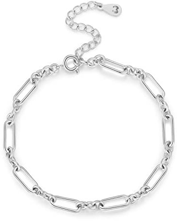 Pulsera de mujer original de eslabones con cadenitas. Pulsera de acero quirúrgico bañada en oro/plata para mujer, niña ideal para regalo del día de la madre, cumpleaños, aniversario. Joyería mujeres