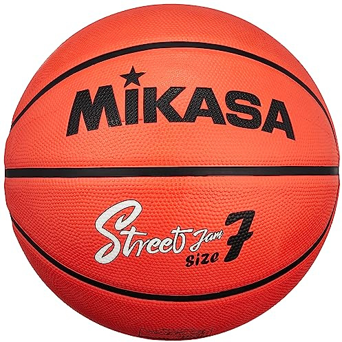 Mikasa BB702D-OBK-EC Basketball Nr. 7 Gummi, Orange, empfohlener Innendruck 0,490-0,630 kgf/cm²