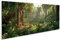 islandburner Bild auf Leinwand Landschaft Wild Grüner Dschungel Panorama Tiefer Tropischer Wald S Bilder Wandbilder Poster JCMR-Pano