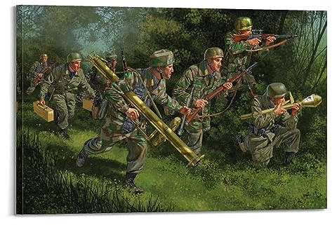WARL Vintage Krieg Poster Wehrmacht Soldaten Dekorative Malerei Leinwand Kunst Bild 24x36inch(60x90cm)