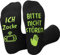 Biswitif Lustige Geschenke für Männer/Frauen Geburtstag Socken Herren Geburtstagsgeschenk Weihnachts Erntedankfest Geburtstag (DE/NL/SE/PL, Numerisch, 38, 46, Regular, Regular, 1, Schwarz+Grün)
