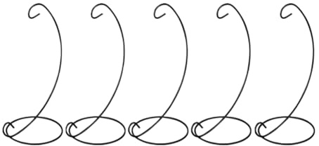 Metall-Weihnachtskugel-Halter, Ornament-Präsentationsständer, Eisen-Aufhängehaken, Halter für Zuhause, Party, Hochzeit, Handwerk, Weihnachtsdekoration (5 Stück)