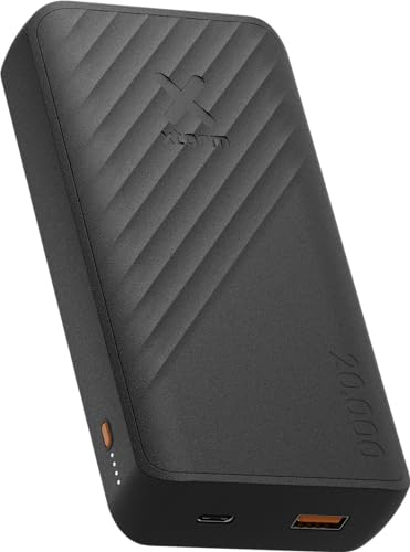 Powerbank Xtorm Go2-20 000 mAh - 1x USB-A - 1x USB-C - Batterie puissante - Batterie Portable pour iPhone et Samsung - Technologie Durable - Charcoal Black