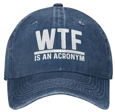 WTF ist EIN Akronym „Cap für Women Baseball Hat Graphic Caps