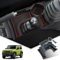 BIBIBO Mittelkonsole Aufbewahrungsbox für Suzuki jimny 2018-2025 (für Schaltgetriebe), Organizer mit 3 Farben Rutschfestermatte, Mittelkonsole Organizer, Suzuki Jimny Zubehör