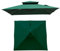 IMUNKT Tessuto di Ricambio per Ombrellone Quadrato 300x300cm, Copertura di Ricambio per Ombrellone, Tettuccio per Ombrellone Offset/Ombrello da Giardino/Ombrello da Mercato(Dark Green)