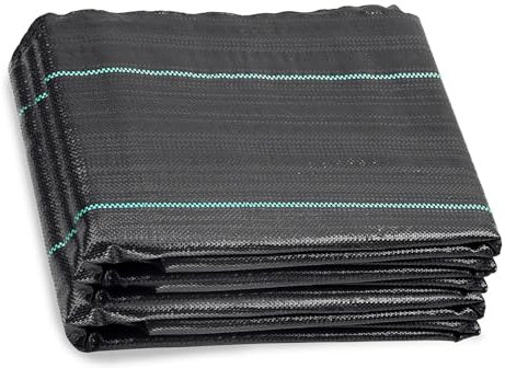 Weed Control Fabric Weed Barrier 2X15m, Heavy Duty Weed Control Membrane Weed Block Barrier Garden Weed Control Mat, Landscape Ground Cover for Patios, Garden, Flower Beds, Landscaping