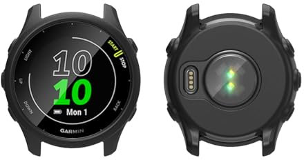 Compatible avec Garmin Forerunner 255 Couverture de Cas de Protection de Montre, étui de Protection Smartwatch Garmin Foreunner 255, Shel de Couverture de Protection pour Garmin Forerunner 255 Watch