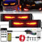 Teufelsaugen-Lichter für Autos, Devil Eyes Licht für Auto und LKW, Colorful Eye Lamp Soft Screen for Car Window, Programmierbares Flex-Auto-LED-Display