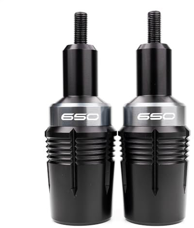 MOWOK Tamponi Paratelaio Protezione del Anticaduta Moto Accessori per Kawasaki Ninja 650 Z650 Z650RS 2017-2024 2023 Z650 RS Z 650 2025 Protezioni del Telaio (Grigio)