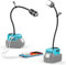 LIVOWALNY LED Arbeitsleuchte mit flexiblem Schwanenhals für Ma-kita 18V Akku – 20W 2000LM Flutlicht, fokussierbare Akku-LED-Lampe mit USB & Type-C Anschluss (Ohne Batterie)