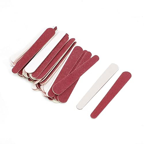 Lime per unghie a doppia faccia, Lime per unghie usa e getta Mini Tavole per smeriglio a doppia faccia Strumenti per manicure e pedicure 7, 8x1, 2x0, 1 cm 50 pezzi, per sfuse