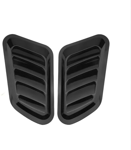 LUUXWPFZ Auto Motorhaube Luftstrom Deko, für VW Golf 7 GTI/GTD/TCR/R und R-Line 2012-2020 Lufteinlass Abdeckung Dummy Blende Kotflügel Zierleiste Exterieur Tuning Aufkleber,A