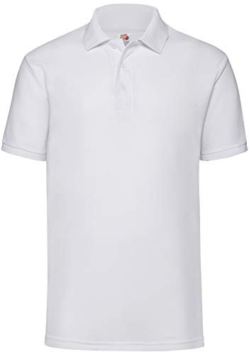 Fruit of the Loom Polo * 65/35 Polo L * Bianco Bianco Bianco L, bianco, L