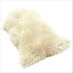 Snugrugs Echtes Großes Dickes Wolle Lammfell Teppich, X-Large, Beige, Einfarbig, Rechteckig, 120 cm x 65 cm, 80 mm