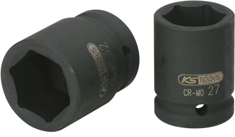 KS Tools 515.1394 3/4 Sechskant-Kraft-Stecknuss, kurz, 1.3/8''