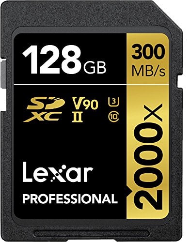 Lexar Professional 2000x 128GB SDXC UHS-II Card
