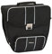 Haberland Unisex – Erwachsene Fahrradtasche Einzeltasche Vario-Haken-Befestigung Schwarz, 33 x 16 x 33 cm