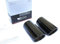 Original Audi Tuning Auspuffblenden A1 8X A3 8P Sportback Auspuff Endrohre Doppelendrohr S-Line Edelstahl schwarz