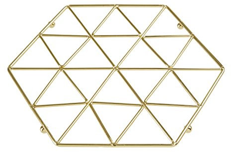 Premier Housewares Vertex - vergoldet, gold, 22 x 22 x 2 cm