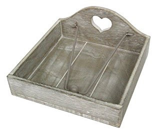 Gisela Graham Serviettenhalter, grau, Einheitsgröße