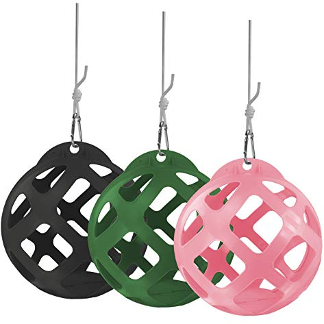 Holand Animal Care Heukugel Futterkugel Heunetz für Pferde - 40cm Durchmesser - schwarz