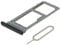 MMOBIEL SIM Card Slot Tray Holder Replacement Compatible with Samsung Galaxy S9 / S9 Plus 2018 - Incl. Rubber Gasket and Sim Pin - Black