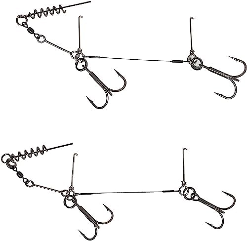 Savage Gear TITANIUM CORKSCREW STINGER - PIKE-PREDATOR FISHING (2/0-23kg - 1 pcs)