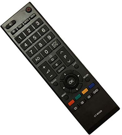 Aurabeam Ersatz TV Fernbedienung kompatibel mit Toshiba 32LV833G Fernseher