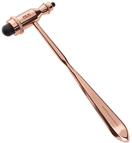 MDF Trömner neurologische Reflexhammer mit spitz Griff für Haut- und oberflächlichenreaktionene -Free-Parts-For-Life- Roségold/Schwarz (MDF555-RG11)