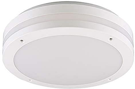 Reality Leuchten LED Außen Deckenleuchte Kendal R62151131, Kunststoff weiß, inkl. 12 Watt LED
