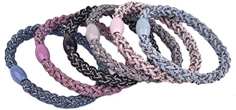 20 stücke Mode Geflochtene Haargummis Elastisches Haar Seil Pferdeschwanz Inhaber Stretch Band Haarschmuck für Frau Mädchen (verschiedene Farbe)