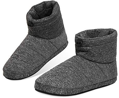 Dunlop Chausson Hommes, Pantoufle Montante Hiver Taille 41-46, Bottes Intérieur Extérieur Semelle Antidérapante Confort Motif Camouflage, Idée Cadeau Homme (Gris, Numeric_43)