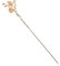 Lurrose Metall Haarnadel Haarnadel Haar Stick Retro Chinesischen Quaste Klassische Feminine Temperament Kimono Haar Zubehör Haar Ornament Goldene Vintage Haar Essstäbchen