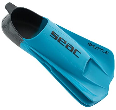 SEAC Shuttle Flex, Aletas Cortas de natación 100% Silicona