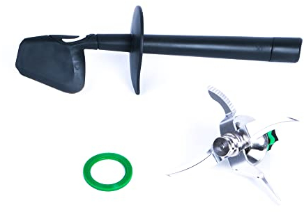 Cuchilla de repuesto de alta calidad de acero inoxidable, incluye junta y espátula para Vorwerk Thermomix TM6 TM 6, apto para lavavajillas