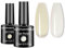 Senvenski Milch Weiß Gel Nagellack Nackt Jelly Kristall Rein Löschen Nagellack Transparent Glitzer UV LED Gift Set Kit Kinder Mädchen (CS2-002)