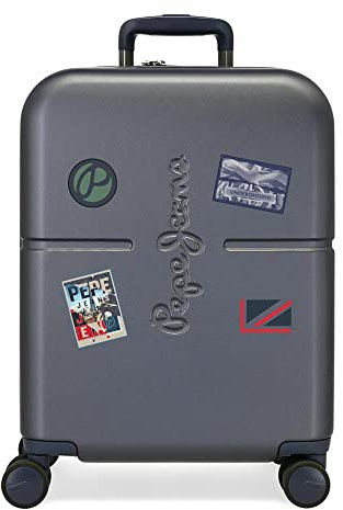 Pepe Jeans Kabinentrolley, 40 x 55 x 20 cm, blau, 40x55x20 cms, Kabinenkoffer