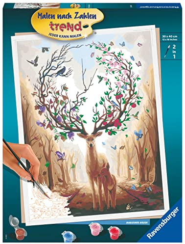 Ravensburger Malen nach Zahlen 20169 – Magischer Hirsch – ab 14 Jahren