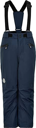 Color Kids Unisex Kids Ski W.Pockets-Recycled Snow Pants, Total Eclipse, 98