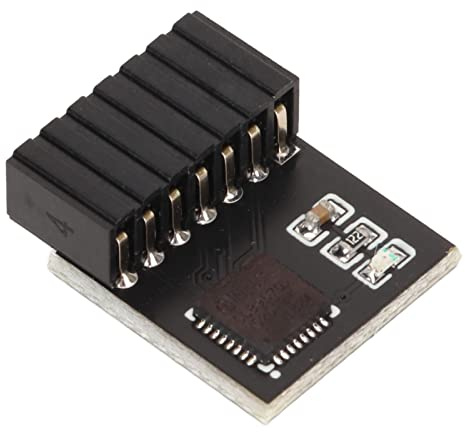 Vikye TPM 2.0 Modul 14 Pin SPI Verschlüsselung Secure Storage Remote Card Systemkomponente für 11 2.0 Motherboard