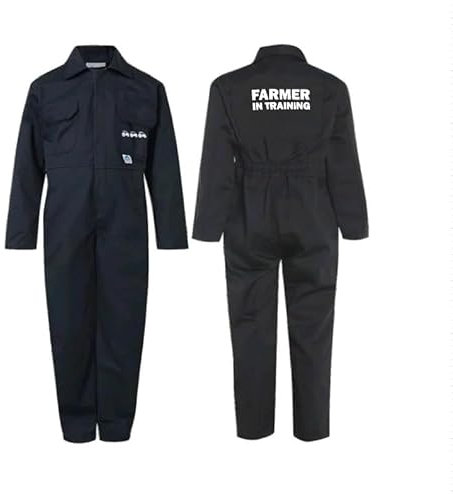 Kids Overalls Farmer In Training (as8, age, 5_years, 6_years, regular)
