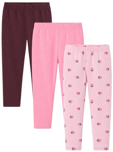 Bramble & Bear (3er-Pack) weiche Leggings für Babys und Kleinkinder – sanfte Unisex Leggings für 0-3 Jahre