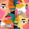 Alzkkll Papier Peint Fleuri, 45×300cm Papier Peint Adhésif Épaissir Pour Meuble Chambre Armoire Papier Peint Feuillage Feuilles Colorées Rouleau Decoratif Cuisine Lavable