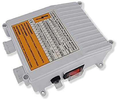 GCCSSBXF Submersible Water Pump Parts Control Box - Deep Well Pump Starter Switch With Capacitor Start - Accessories Controller